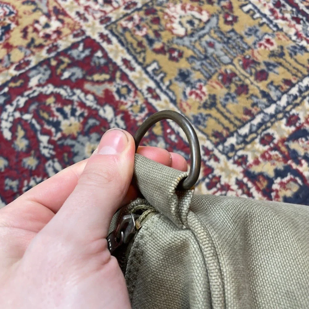 VTG‎ 70s 80s Banana Republic Canvas Duffle Bag Polar Expedition Antarctica Olive